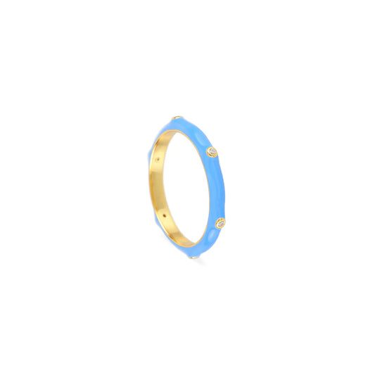 SUNNY BLUE GOLD Ring
