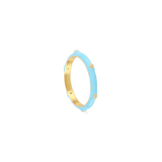 SUNNY BLUE TURQUOISE GOLD Ring