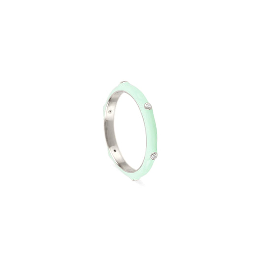 SUNNY MINT GREEN SILVER Ring