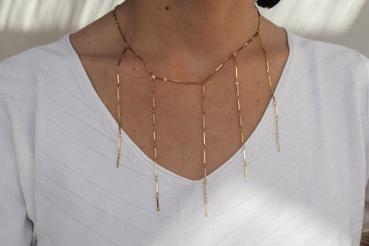 GOLDEN WATERFALL NECKLACE