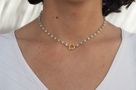 GOLD WATERGREEN LAGUILLO Necklace