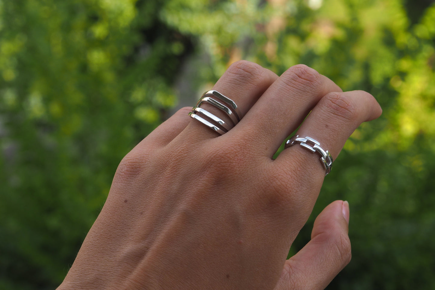 FOUR SILVER Ring