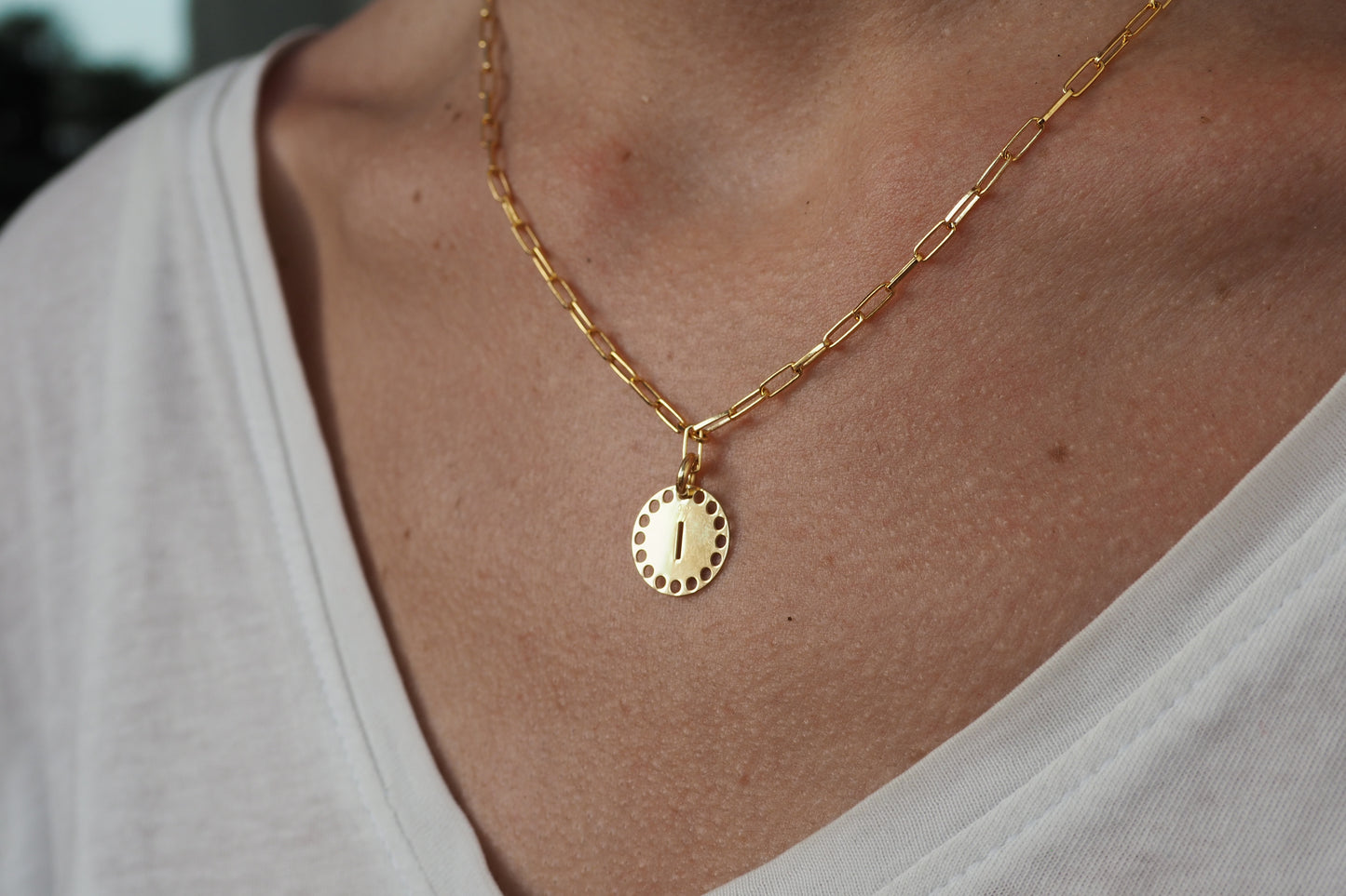 NAME GOLD necklace