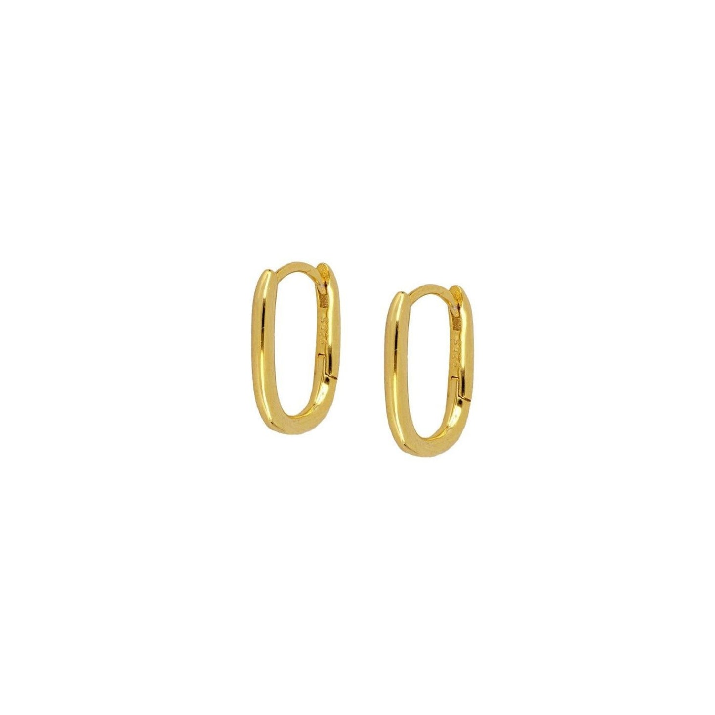 MINI OVAL GOLD Earrings