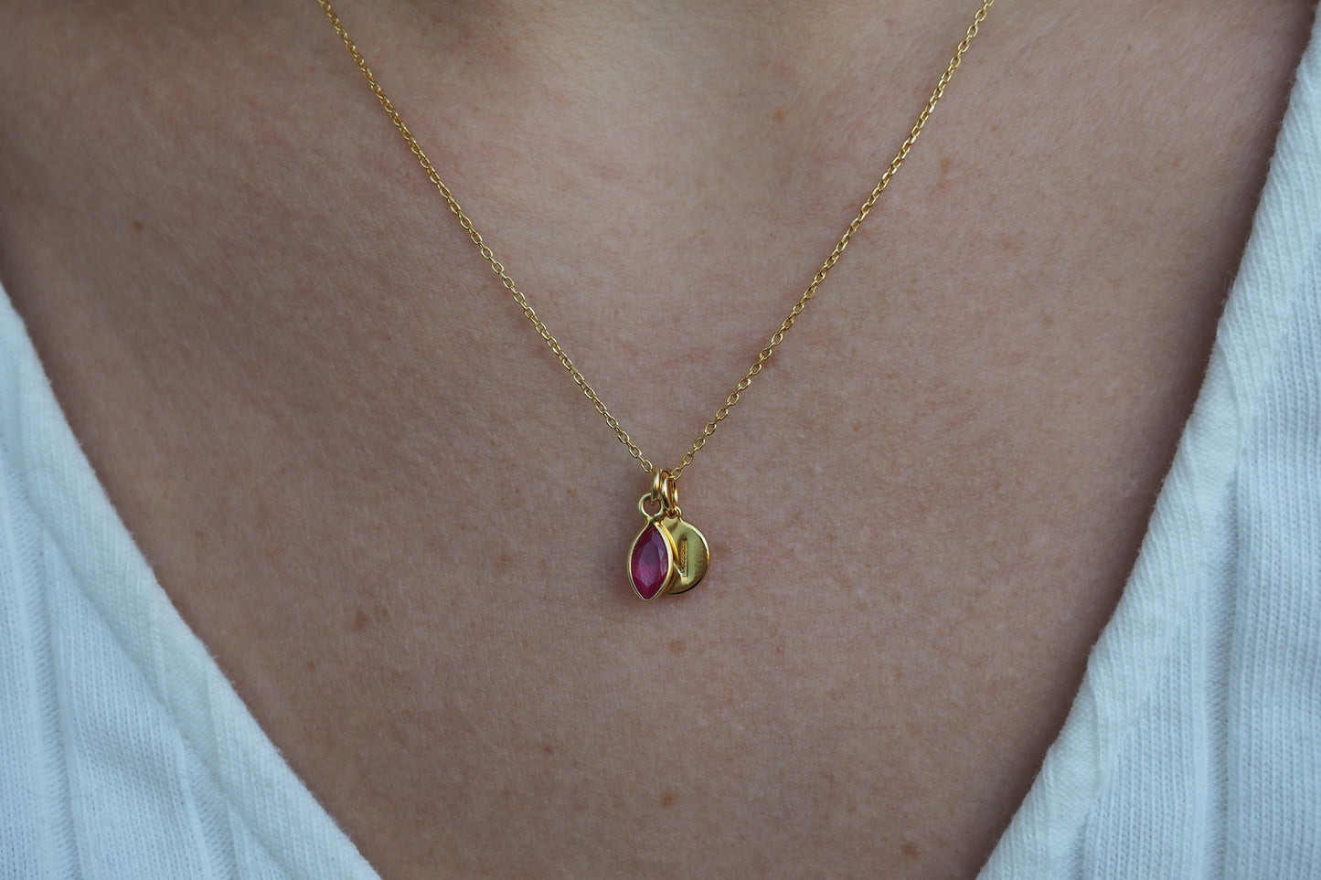 SPECIAL GOLD STONES NECKLACE