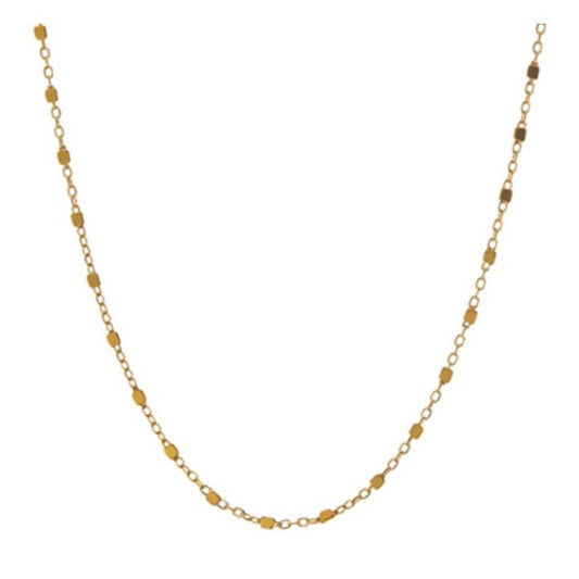 GOLD SQUARES NECKLACE